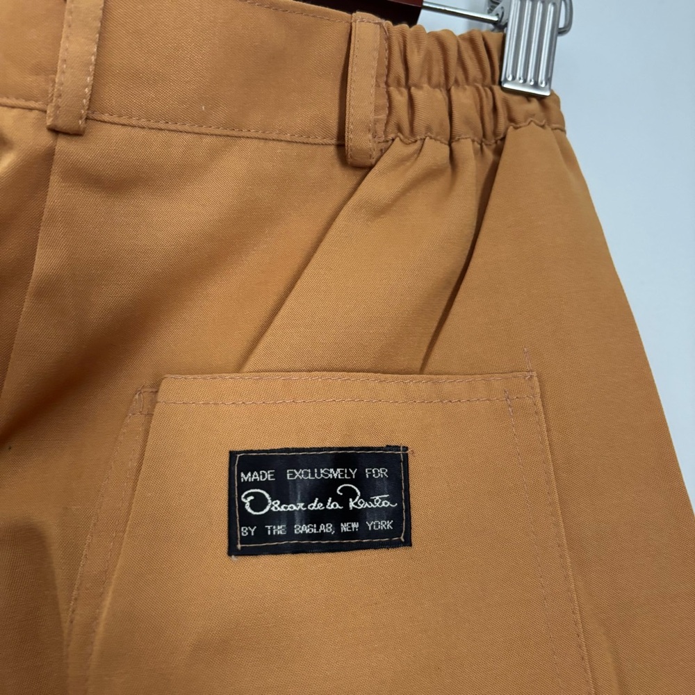 Oscar de la Renta Camel Trousers